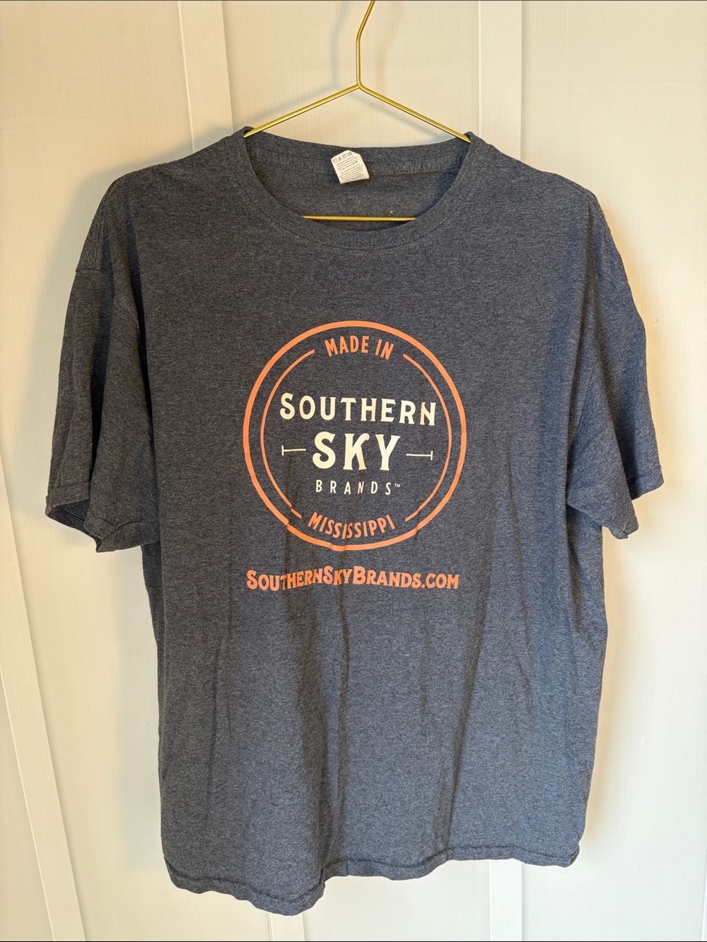 Fruit of the Loom Short Sleeve Logo Tee with Print Graphic Southern Sky Brands